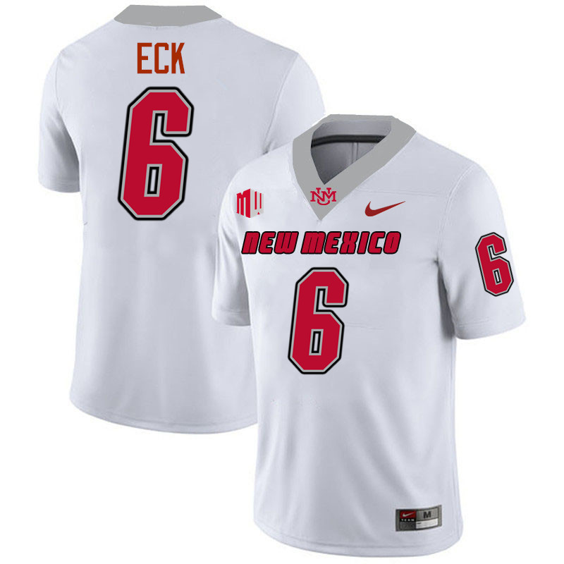 Jaxton Eck UNM Lobos Jersey,New Mexico Lobos Football Jersey,Uniforms-White